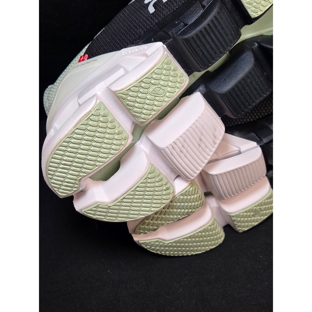 On Running Cloudnova Athletic Shoes in Black and Light Green - Picture 9 of 10